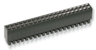 HARWIN M20-6112045 PCB Receptacle, Board-to-Board, 2.54 mm, 2 Rows, 40 Contacts, Through Hole Mount, M20