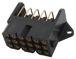 SOURIAU-SUNBANK / EATON SMS18GE5 Rectangular Power Connector, 18 Contacts, Souriau Qikmate SMS, PCB Mount, Through Hole, 5.08 mm