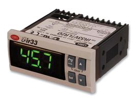 CAREL IR33W9MR20 Process Controller, IR33 Series, Universal, 24 Vac/dc, 2x Relay Outputs