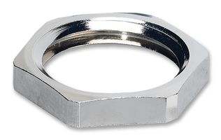 PHOENIX CONTACT 1504084 Nut, Hex, PG9, Brass, Nickel Plated