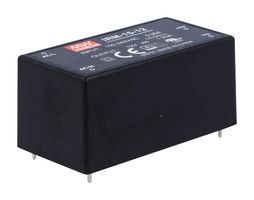 MEAN WELL IRM-15-24 AC/DC PCB Mount Power Supply (PSU), ITE, 1 Output, 15 W, 24 VDC, 630 mA