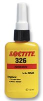 LOCTITE 326, 50ML Adhesive, Structural, Polyurethane Methacrylate, Amber, Anaerobic with Activator, 34 MPa, Bottle