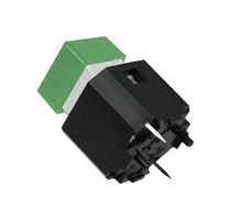 NIDEC COMPONENTS CFPB-1CC-5G2 Pushbutton Switch, CFPB Series, SPST, Off-(On), Square, Green