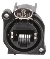 NEUTRIK NE8FAH Modular Connector, RJ45 Jack, 1 x 1 (Port), 8P8C, Through Hole Mount